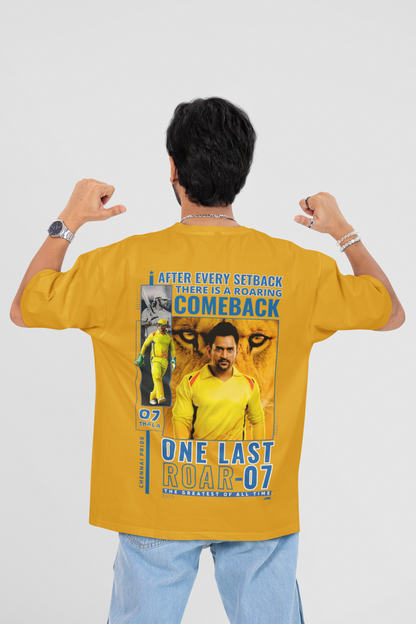 THALA 07- ONE LAST ROAR - Oversized Classic T-Shirt