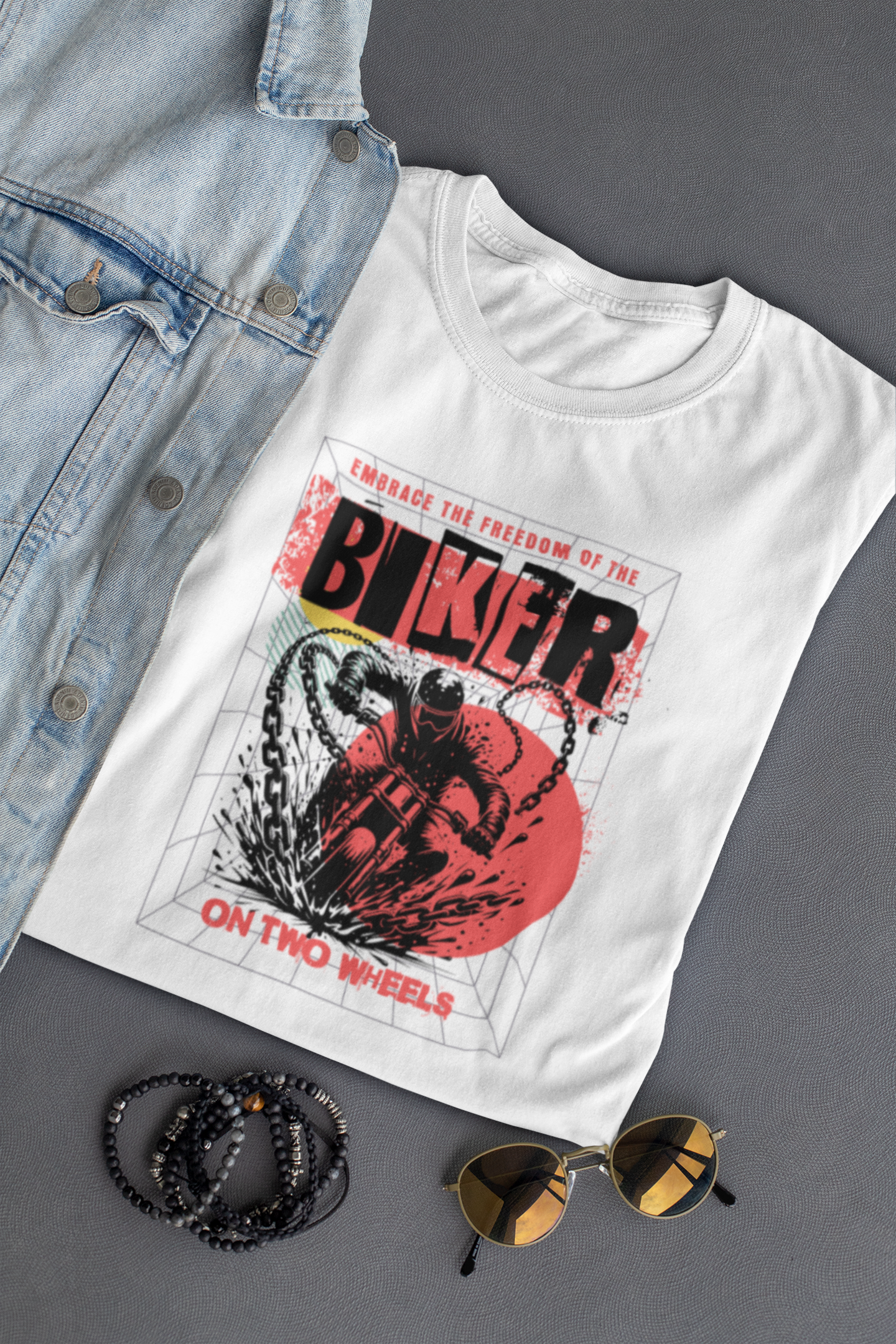 Embrace The Freedom Of The Biker