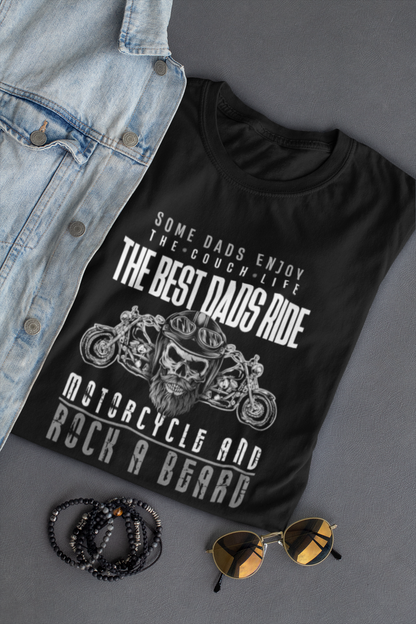 Ride Motorcycle And Rock A Beard
