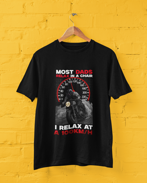 MOST DADS RELAX IN A CHAIR